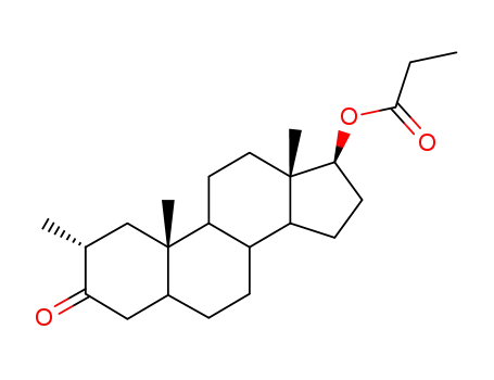 Propionsaeure-<2α-methyl-dihydrotestosteronyl-(17)-ester>